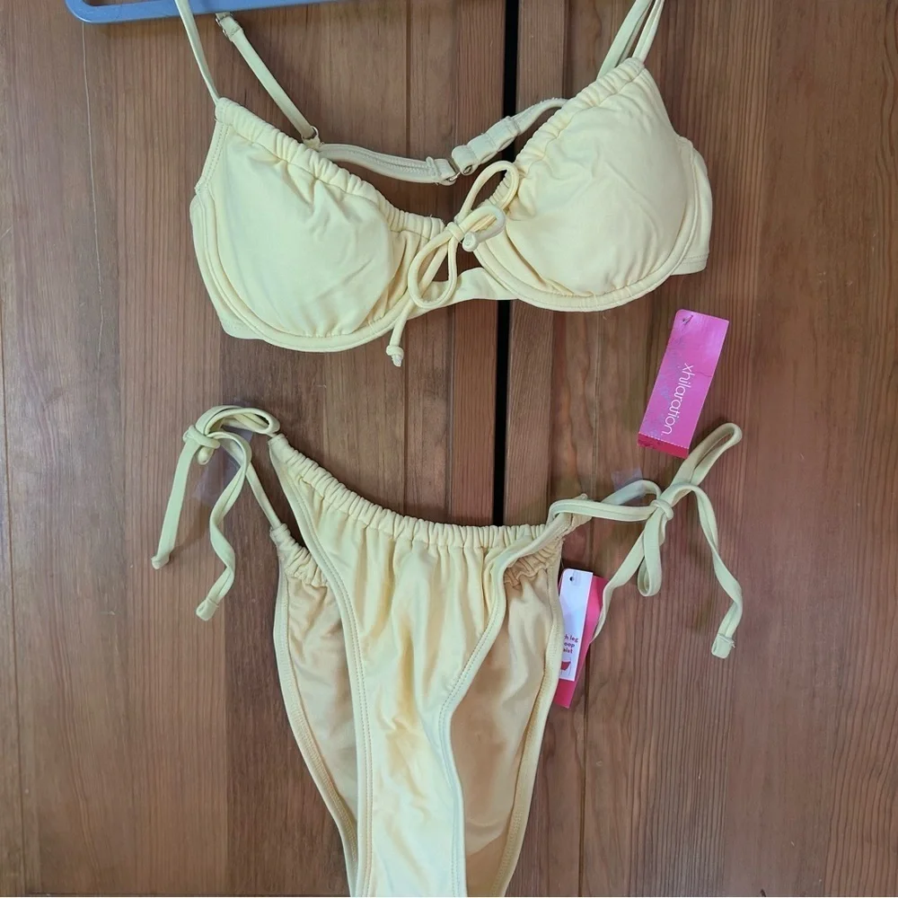 NWT yellow bikini